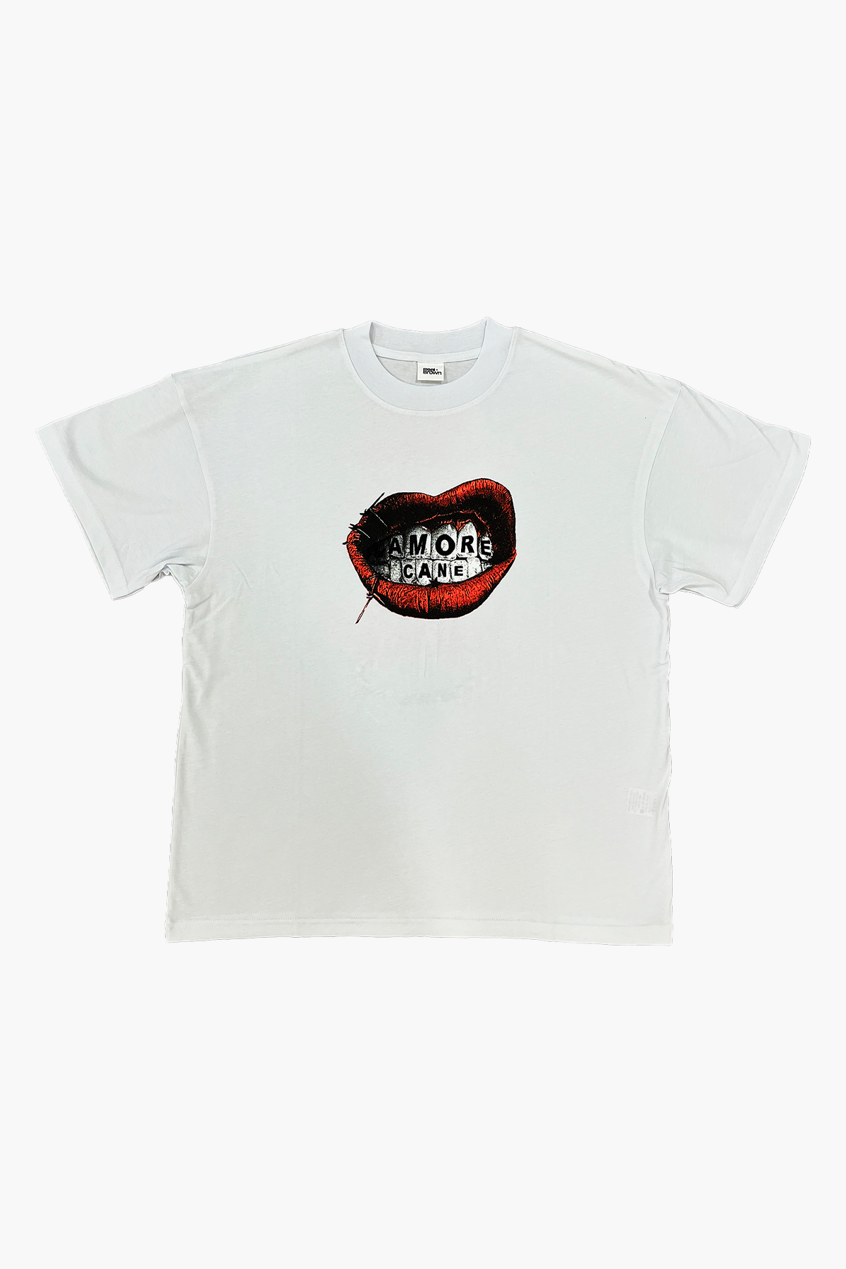 White T-shirt amore cane