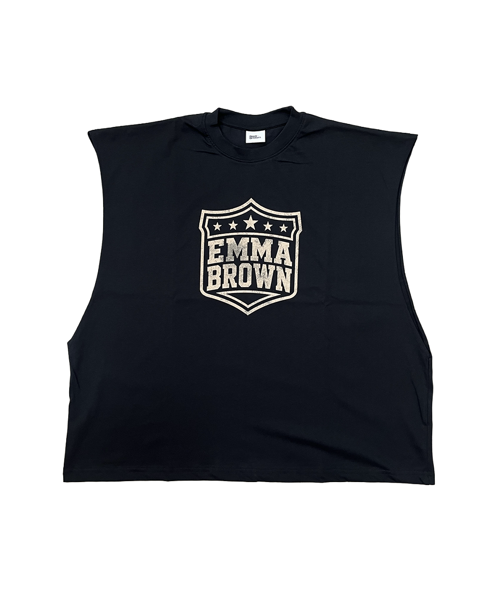 Felpa Tank Black - Emma Brown