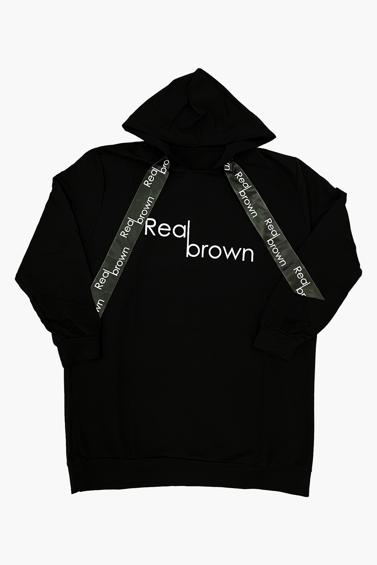 Black Long Swatshirt Real Brown